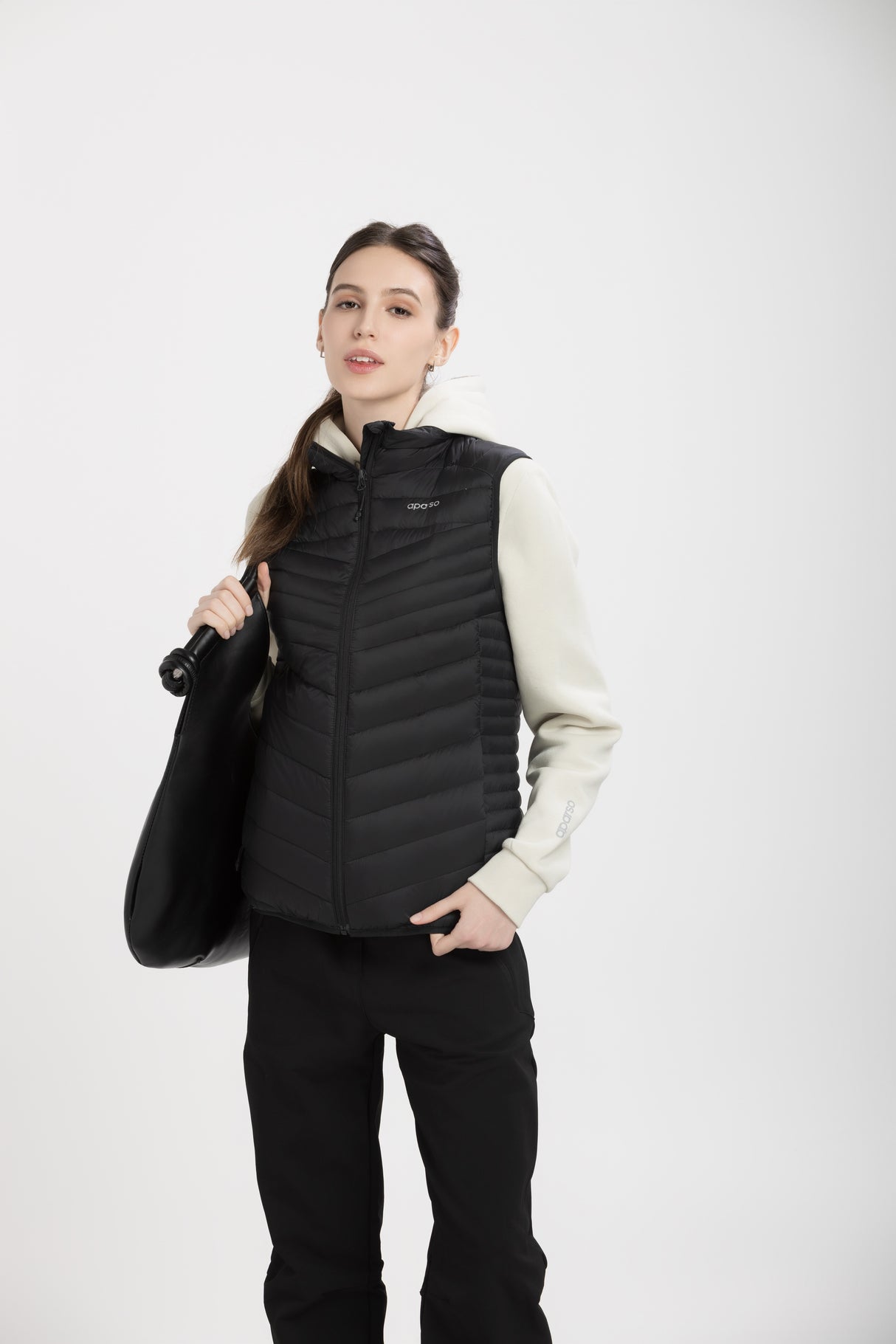 womens-stand-collar-down-vest