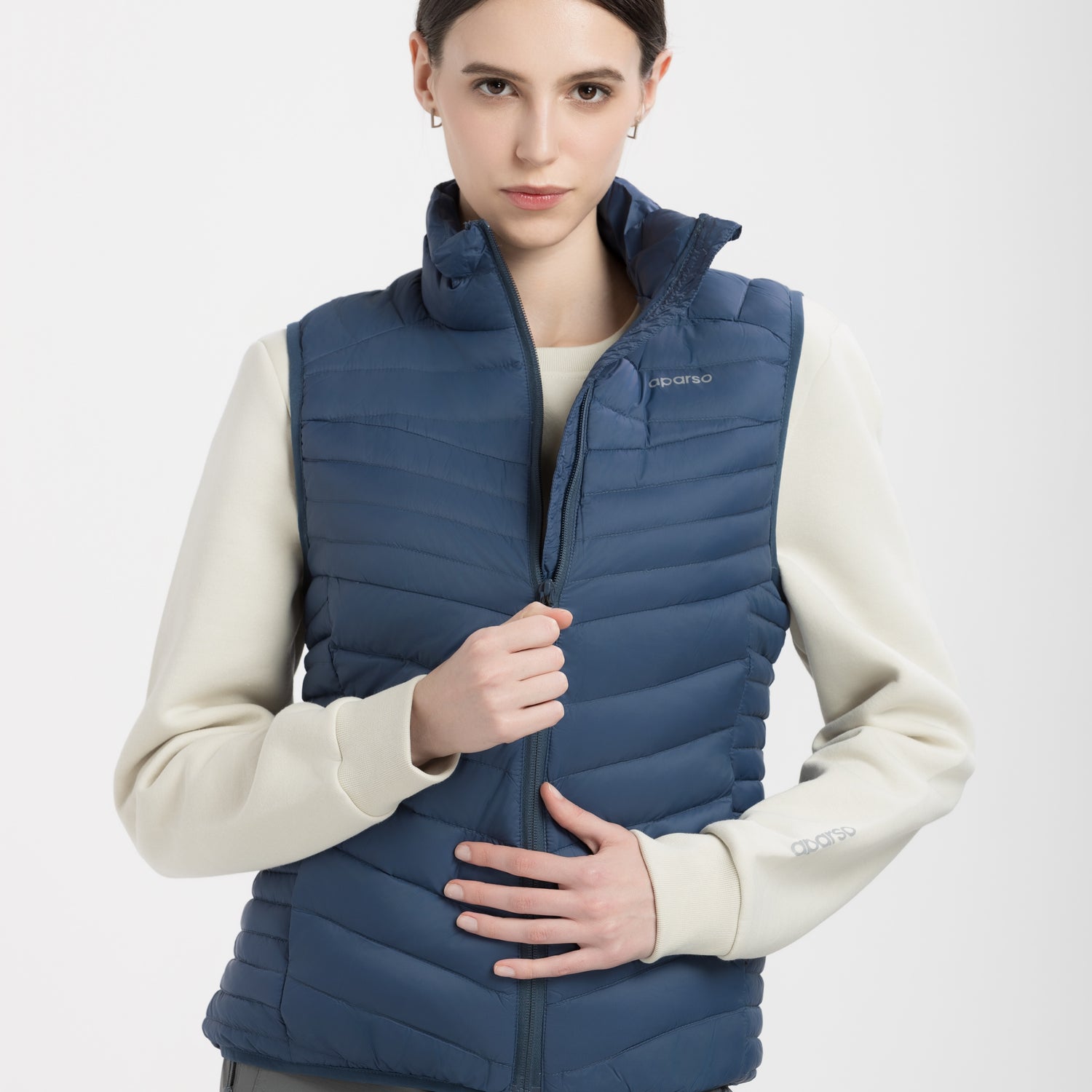 womens-stand-collar-down-vest