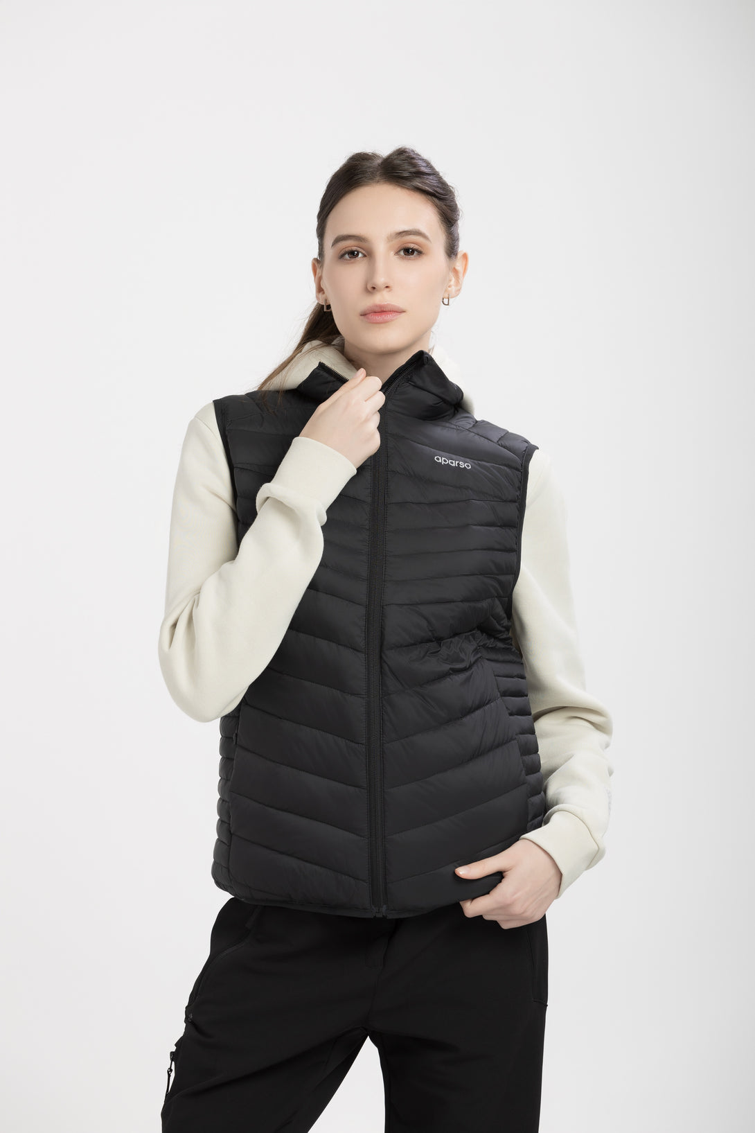 Women's Stand Collar Down Vest